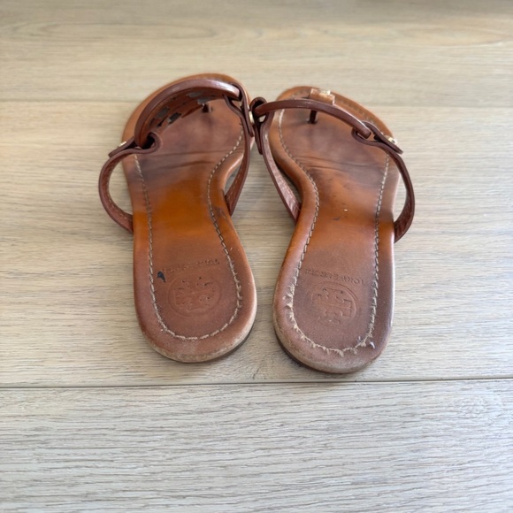 Tory Burch Metallic Brown Thong  Miller Sandals - Picture 4 of 7